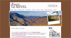 Desktop Screenshot of gite-le-revel.fr